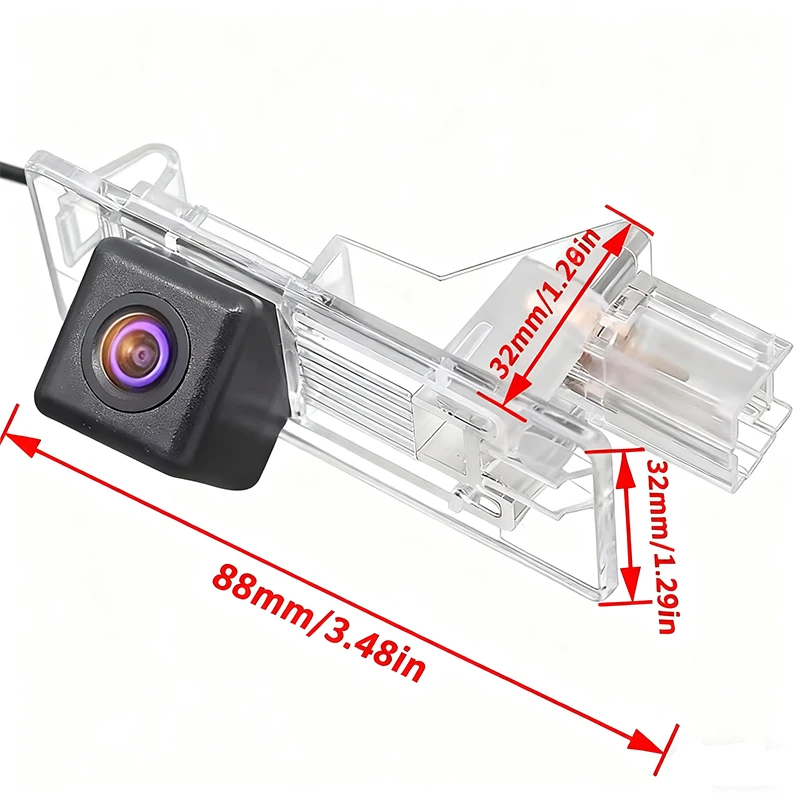 Rear View Reverse Camera for Renault Fluence/Renault Clio 4 2014 2015 CCD waterproof night backup Parking camera