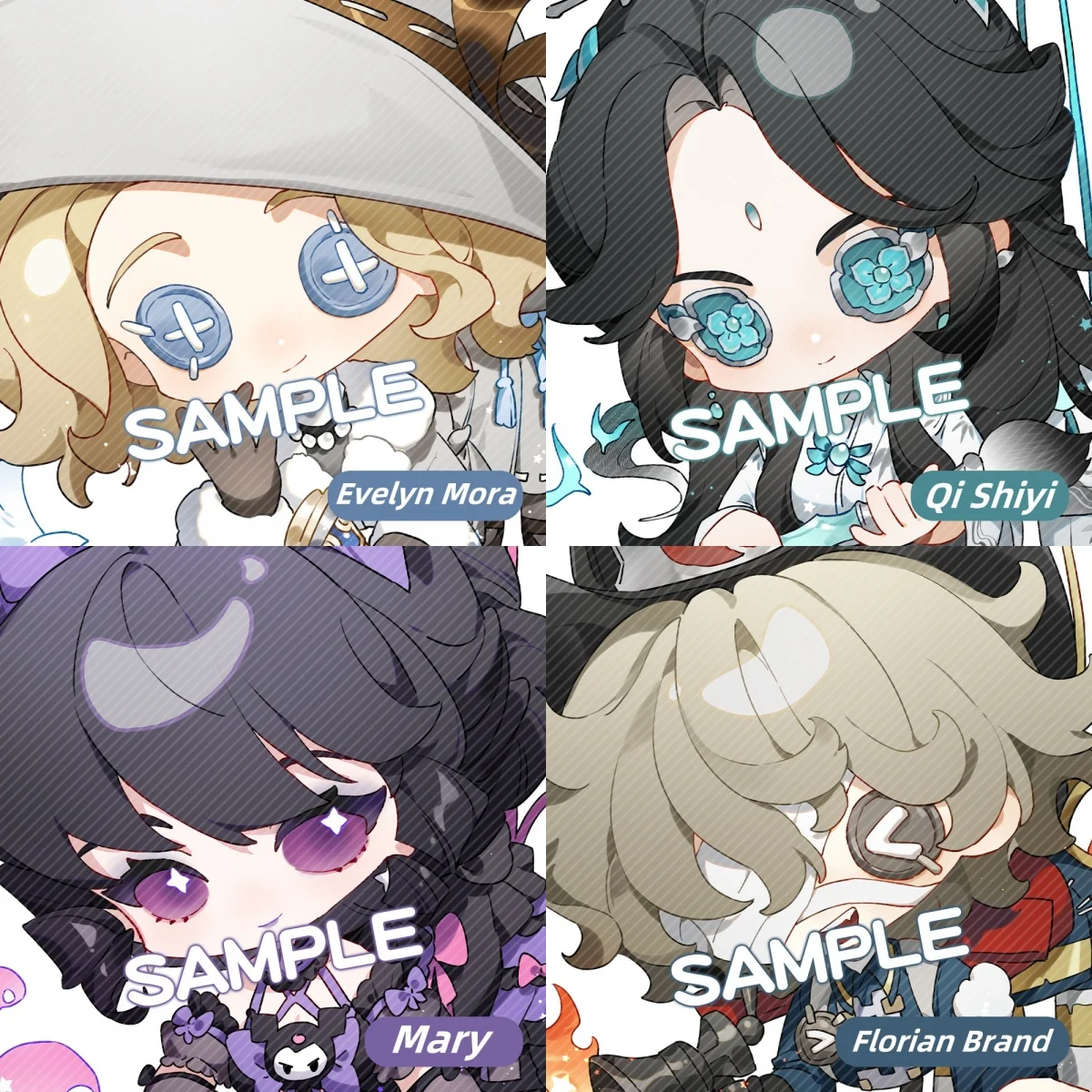 New Identity Ⅴ Game Graffiti Funny Pendant Keychain Cute Cartoon Anime Keyring Backpack Jewelry Accessories Cosplay Badge Gift