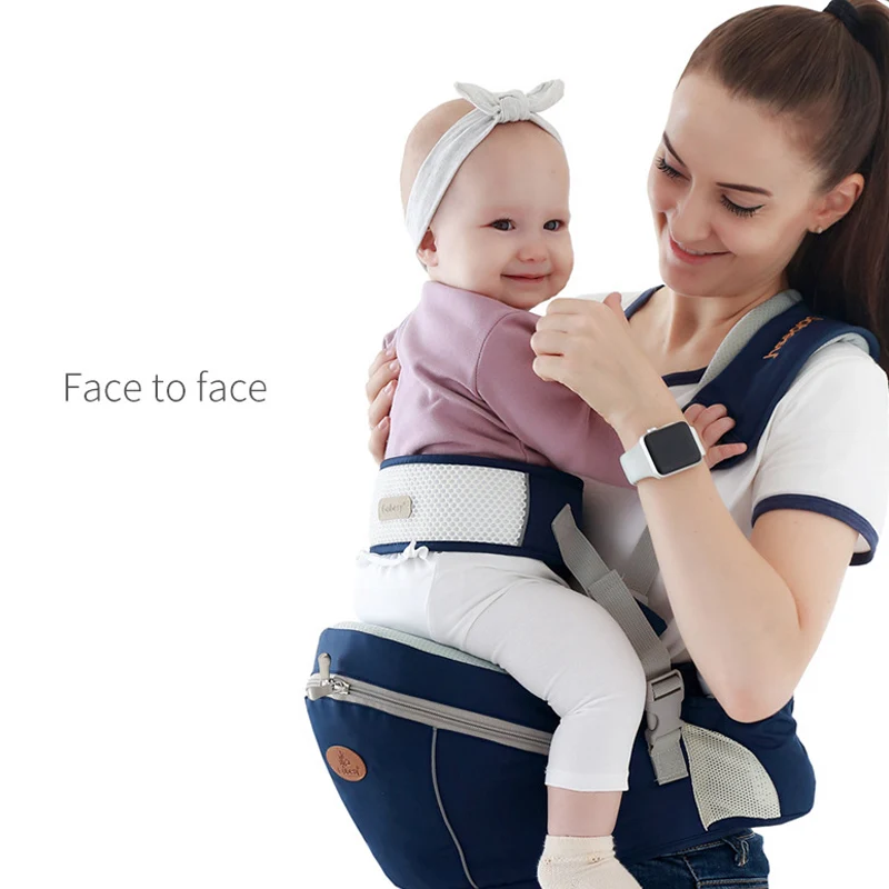 

Ergonomic Baby Carrier Portable Infant Kid Hip Seat Waist Stool Sling Front Facing Kangaroo Baby Wrap Carrier For Baby Gear