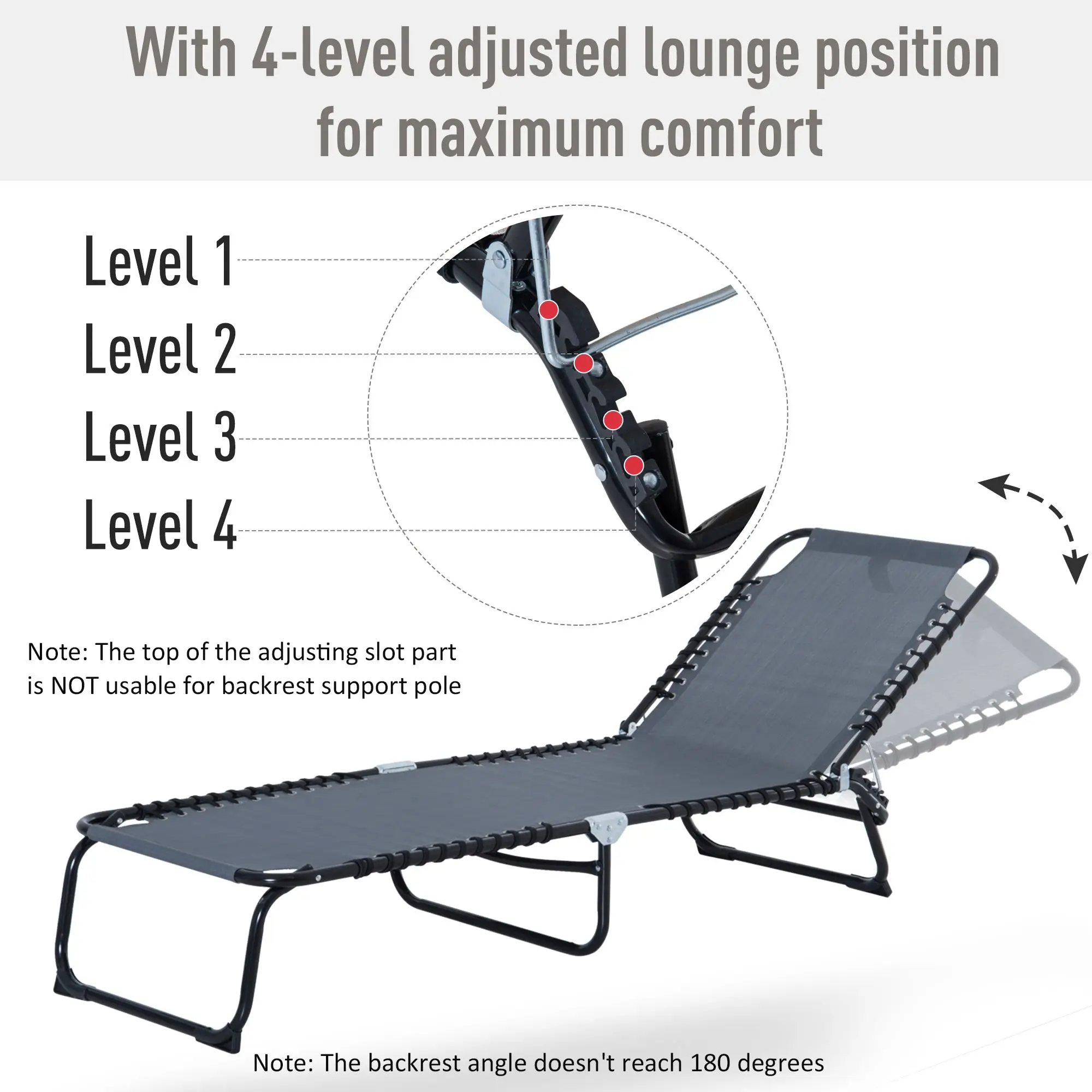Składane krzesło leżakowe, 4-s – Folding Chair recenzja i cena