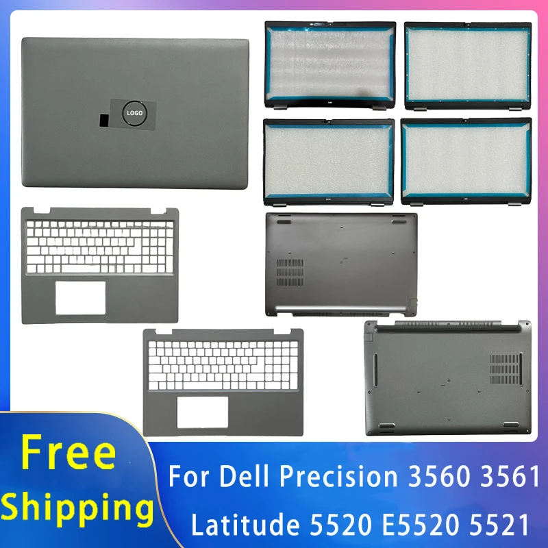 

New For Dell Latitude 5520 E5520 5521 Precision 3560 3561 ;Replacemen Laptop Accessories Lcd Back Cover/Bottom With LOGO