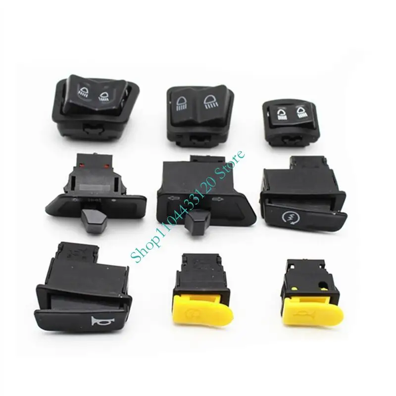 

0XXD 2-pin Electric Start Switch Button / Starter Switch for Scooter Moped Go-Kart