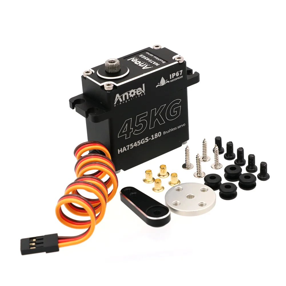 

UAngel 25 кг 35 кг 45 кг 51 кг 55 кг 60 кг 70 кг водонепроницаемый цифровой бесщеточный сервопривод для RC 1/10 1/8 Traxxas TRX4 Axial SCX10 RC Car