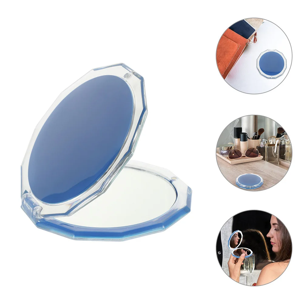 Portable Small Folding Pocket Mirror Compact Travel Makeup Mini Mirror for Women Girls Hand Mirrors Compact Mirrors
