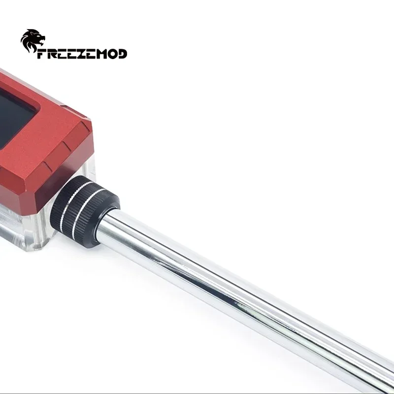 FreezeMod ПК с водяным охлаждением, металлическая жесткая трубка OD14MM, полностью латунная жесткая труба, хромированная поверхность, зеркальный эффект, 450 мм FreezeMod ПК с водяным охлаждением, металлическая жесткая трубка OD14MM, полностью латунная жесткая труба, хромированная поверхность, зеркальный эффект, 450 мм