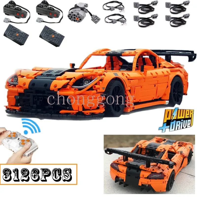 

New Classic Sports Car Viper ACR MOC-13655 Double Monster Motor Sports Car Building Blocks Bricks Toy Birthday Christmas Gifts