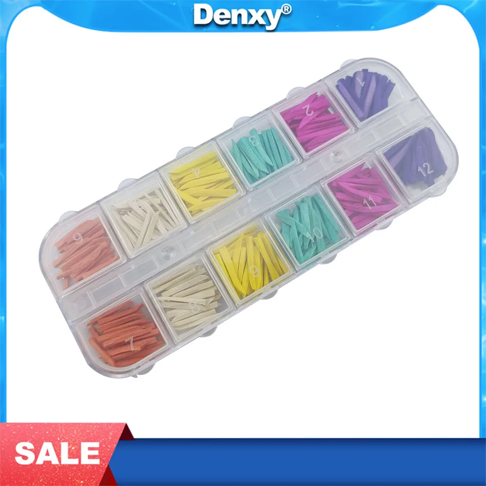 

Denxy 300Pcs/Box High Quality Dental Wood Wedge Interdental Wedge Wood Wedge Dental Oral Auxiliary Materials for Dentistd