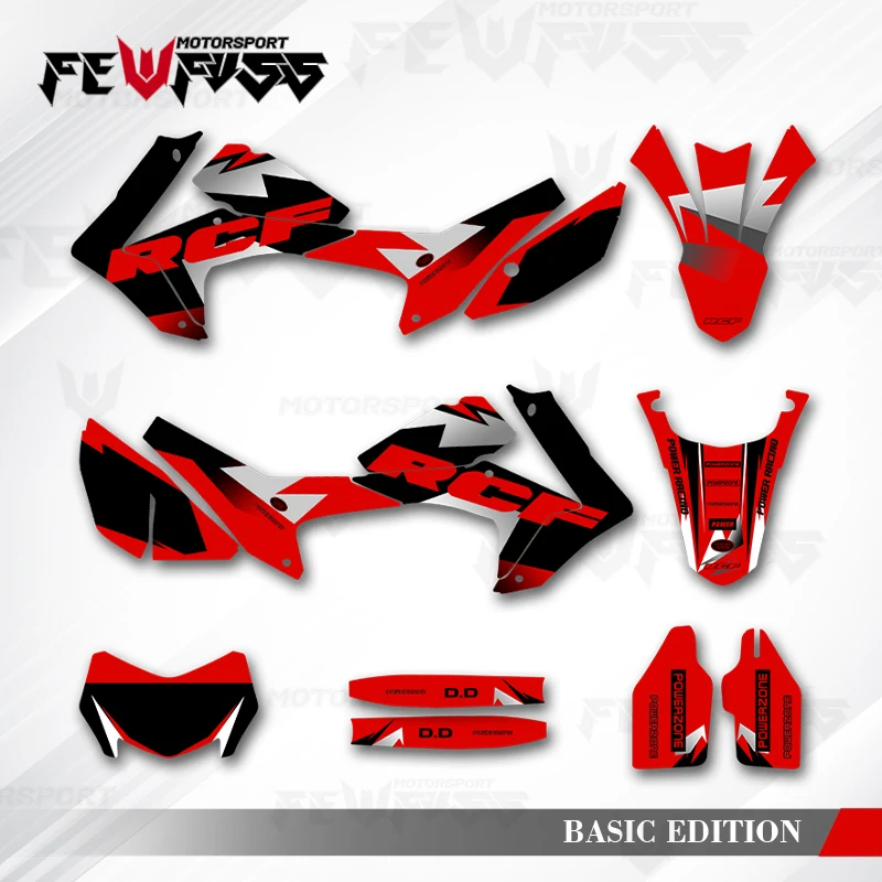 

Графические наклейки Fewfuss, наклейки для мотоцикла, фон на заказ для HONDA CRF250L CRF 250L 2012 2013 2014 2015 2016-21 003