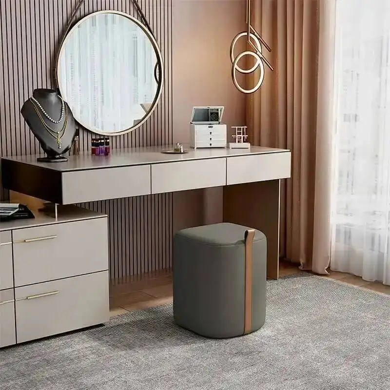 

Modern Stool Decoration Vanity Dresser Chairs Programmer Bar Stool Living Room Hallway Pouffe Tabourets De Bar Furnitures