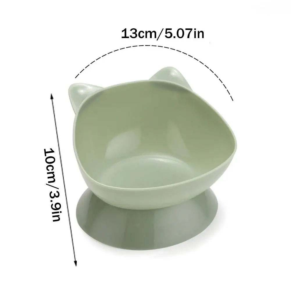 High Foot Pet Bowl Detachable and Washable Plastic Combination Anti Tipping Drinking Water