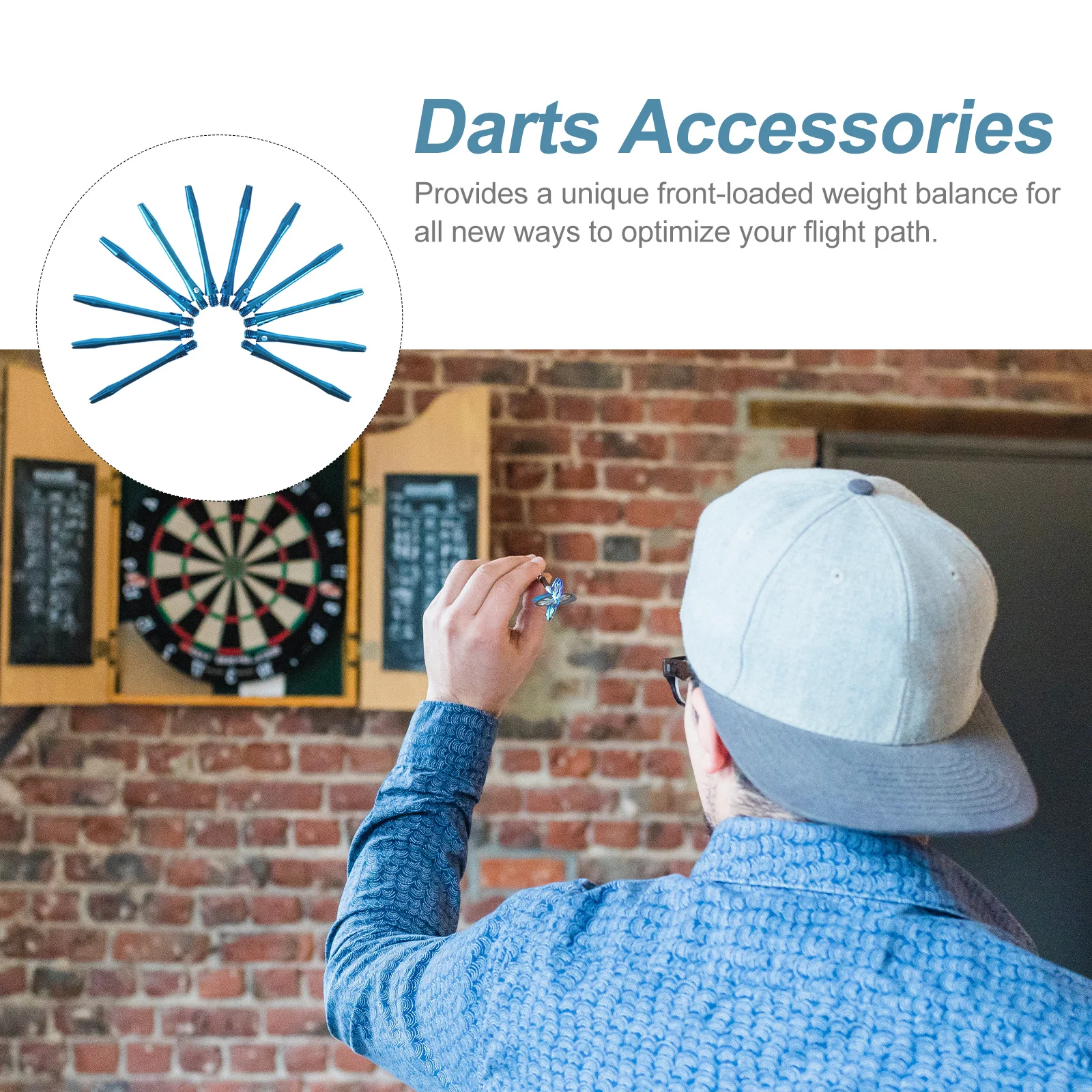 

12Pcs Metal Dart Shafts 45Mm Aluminum Alloy Thread Stem Replacement for Standard Game Accessories Throwing Fitting