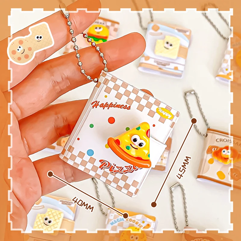 Imagem -03 - Mini Notebook Portátil para Crianças Coisas Bonitas Papelaria Kawaii de Volta ao Material Escolar Bloco de Notas Pequeno Cookie Diary Pendant Presente