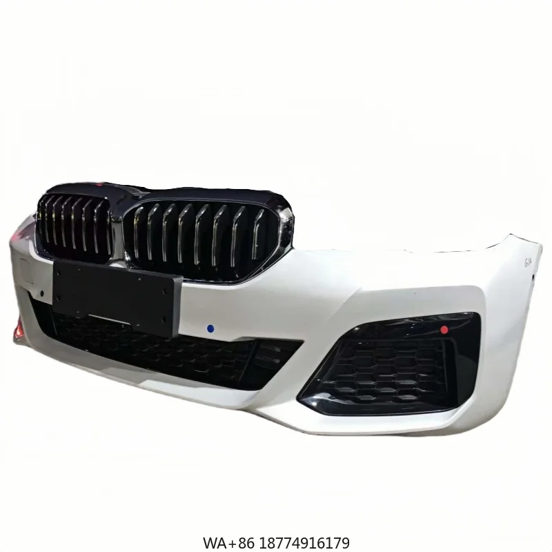 

High Quality New for 5 Series G30 Front Bumper Full Front Face Assembly Grille Radiator for G38Lci Includes Fog Light Cut-Ou