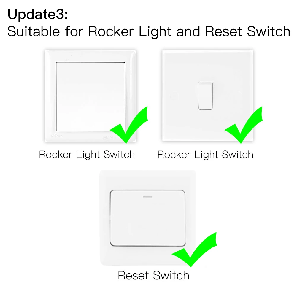 GERMA-Interruptor de relé de luz inteligente RF433, 1 Gang, WiFi, módulo de bricolaje, Control por aplicación Smart Life/Tuya, funciona con Alexa, Google Home, 1/2 vías