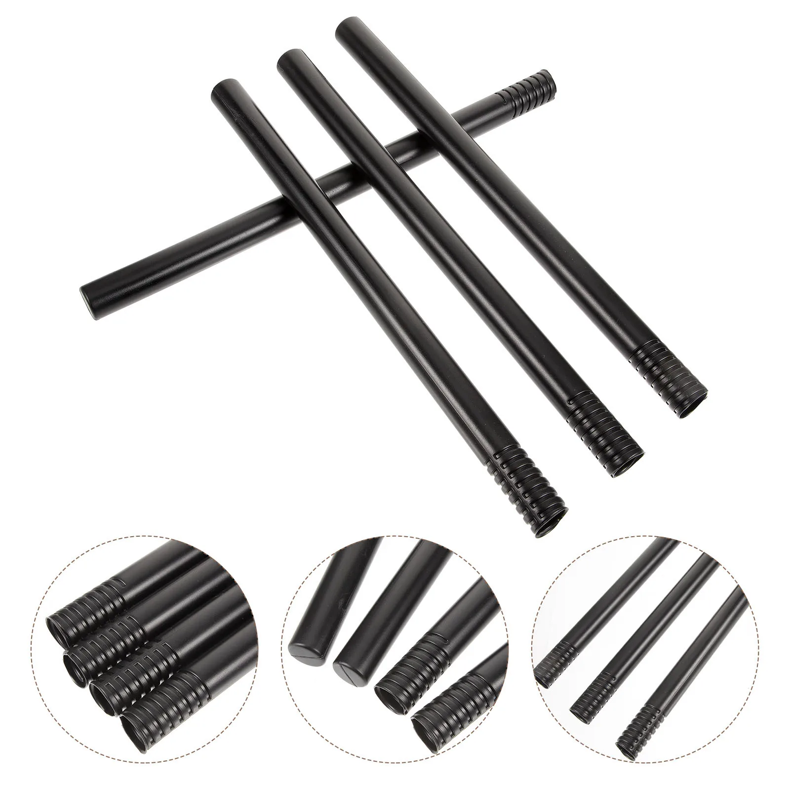

4Pcs Witch Broom Handle Replacement Plastic Sticks Lightweight Durable for Performance Cosplay Party Accessories