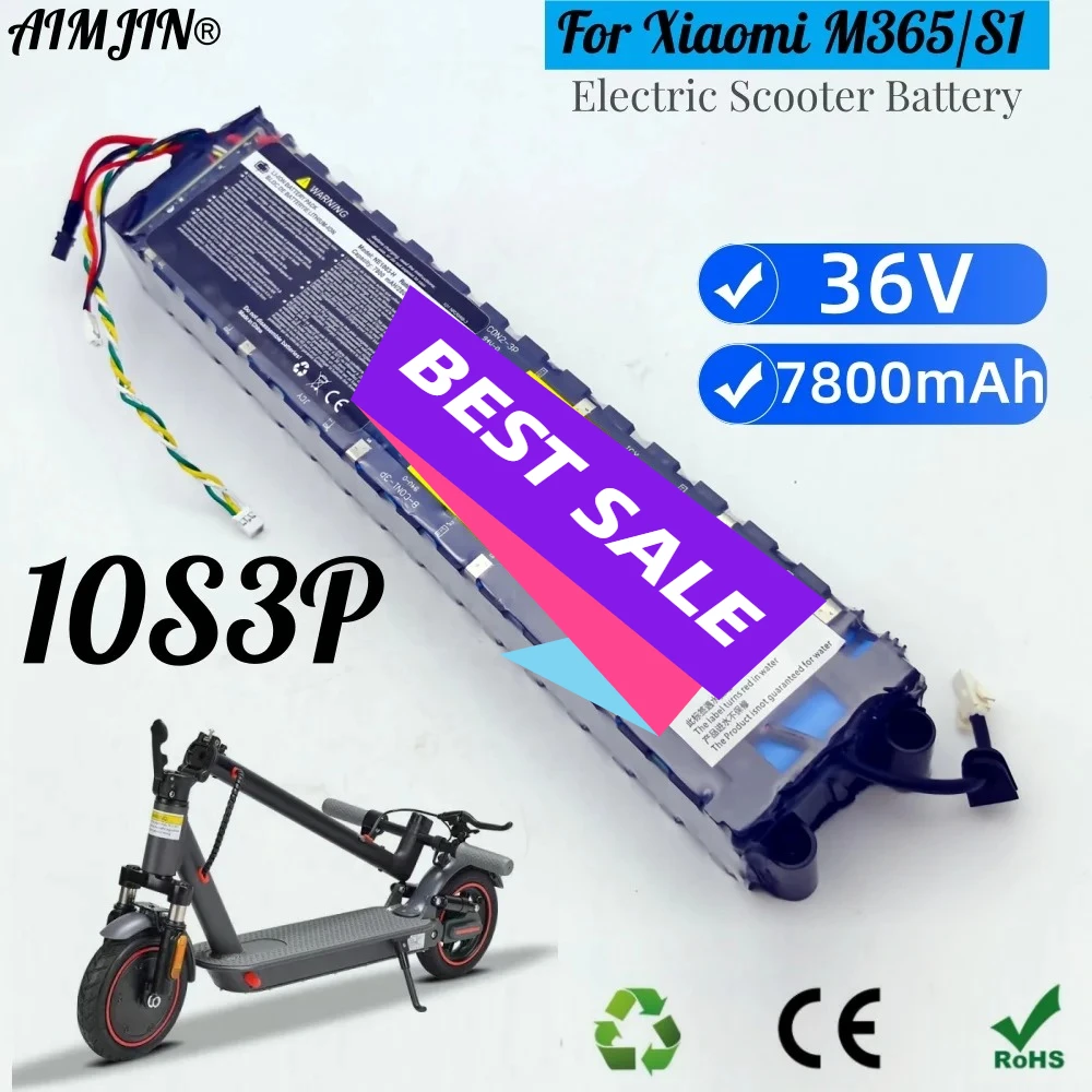 

10S3P NE1003-H Cell Communication Interface M365 36V 7800mAh Litium Ion Battery Pack for Xiaomi M365 Electric Scooter