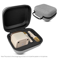 Hard EVA Speaker Storage Case for Soaiy SK2 Pro Speaker Microphone Protect Box Bluetooth Audio Portable Travel Carrying Bag