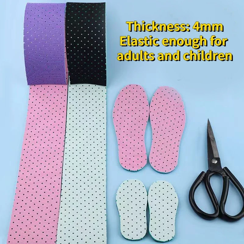 1 Roll Self-cut Insoles for Shoes Soft Comfortable Sport Shock Absorption Shoe Inserts Adult Kids Universal Insole for Feet Sole