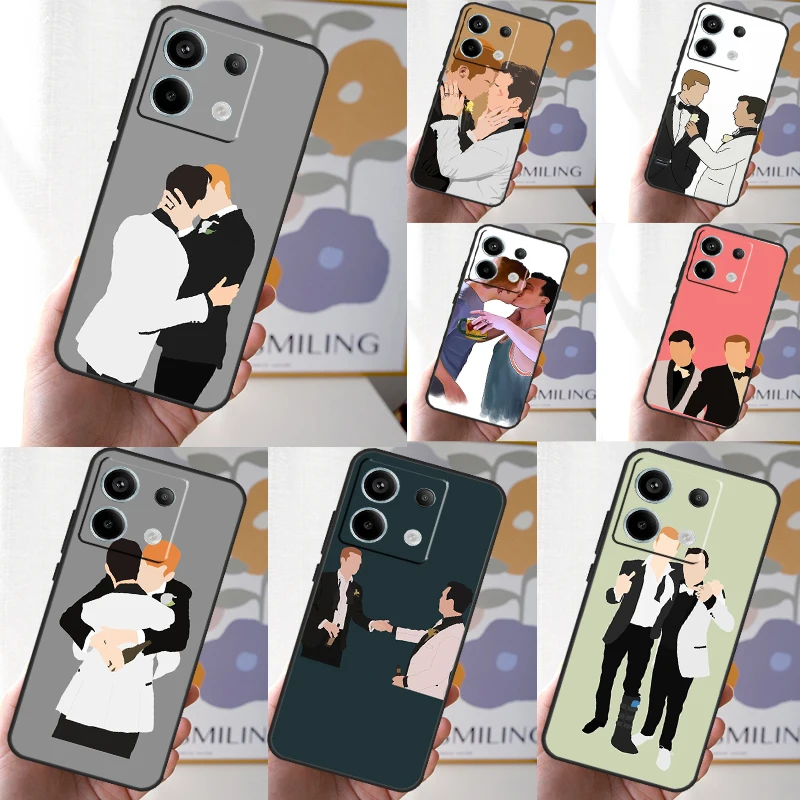 Gallavich Ian and Mickey Wedding Case For Xiaomi Redmi 12 9C 10C 12C 13C Redmi Note 13 12 9 10 11 Pro 9S 10S 11S 12S Coque