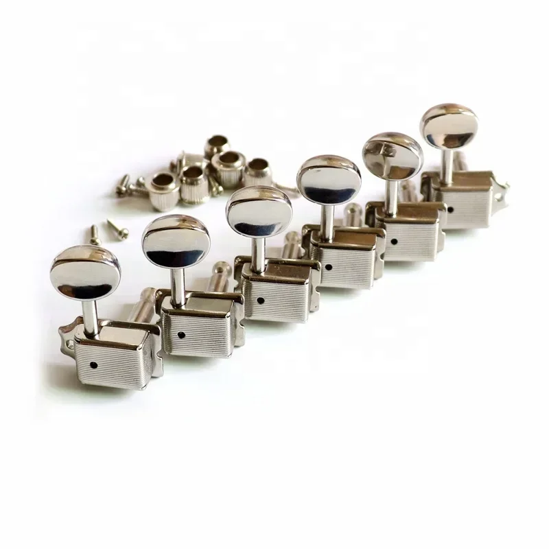 1set Kluson style Vintage Guitar Tuner with 8/9mm metal bushing 6 in line for ST TL Guitars