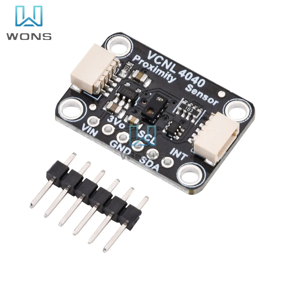 

Модуль датчика температуры PCT2075 i2c,, модуль датчика температуры QT/Qwiic PCB с контактами, инструменты для измерения влажности и температуры