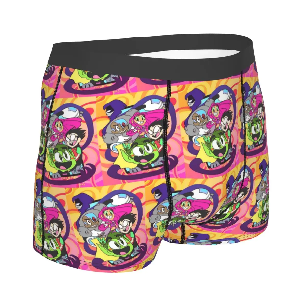 Calzoncillos Boxer cortos Teen Titans Go Jovens Titas bragas hombres ropa interior transpirable para Homme hombre novio regalo