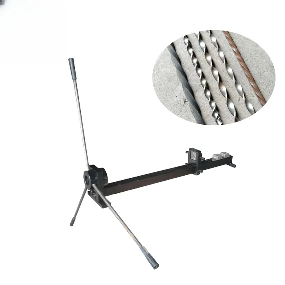 Manual Twisting Machine, square Steel Twisting Screw Machine, 10mm Solid square Steel Twisting