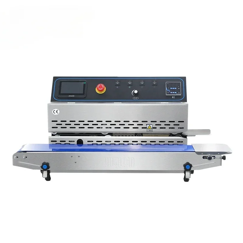 

Printing Date Coding Continuous Food Bag Heat Band Sealer Sealing Machine With Ink Jet