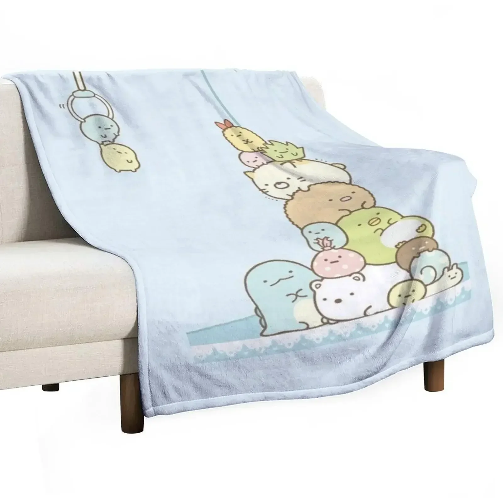 Sumikko Gurashi Throw Blanket Decorative Sofas Picnic Blankets