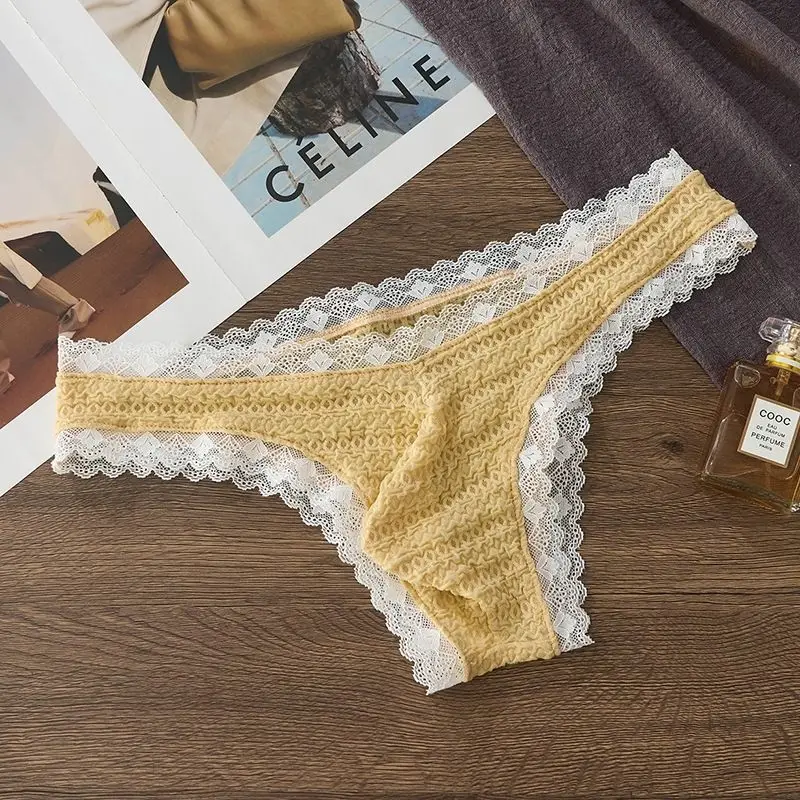 

Man's Low Waist Lace Briefs