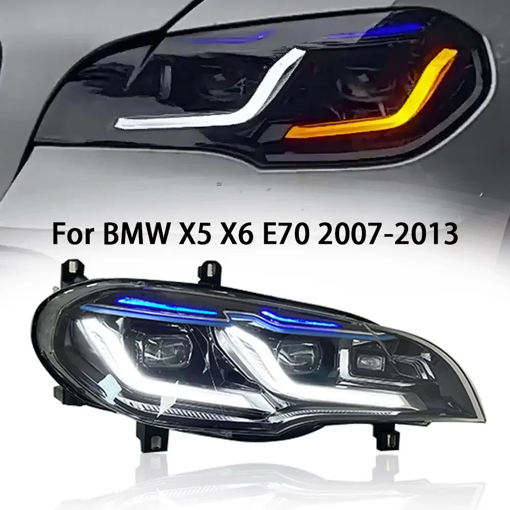 

Led Headlight Wth taillight For BMW E70 X5 X6 Accessories 07-13 14-18 F15 F16 Modified Led Front DRL Turn Signal Lights Assembly