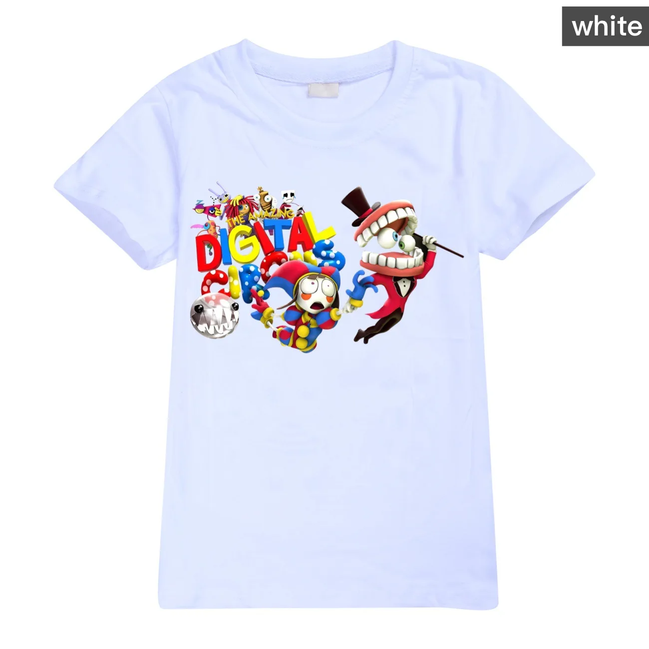 The Amazing Digital Circus merch Summer Kids T-shirt Cotton Tshirts Girls Clothes For Boys Tee Costumes kawaii  Shirt  2897