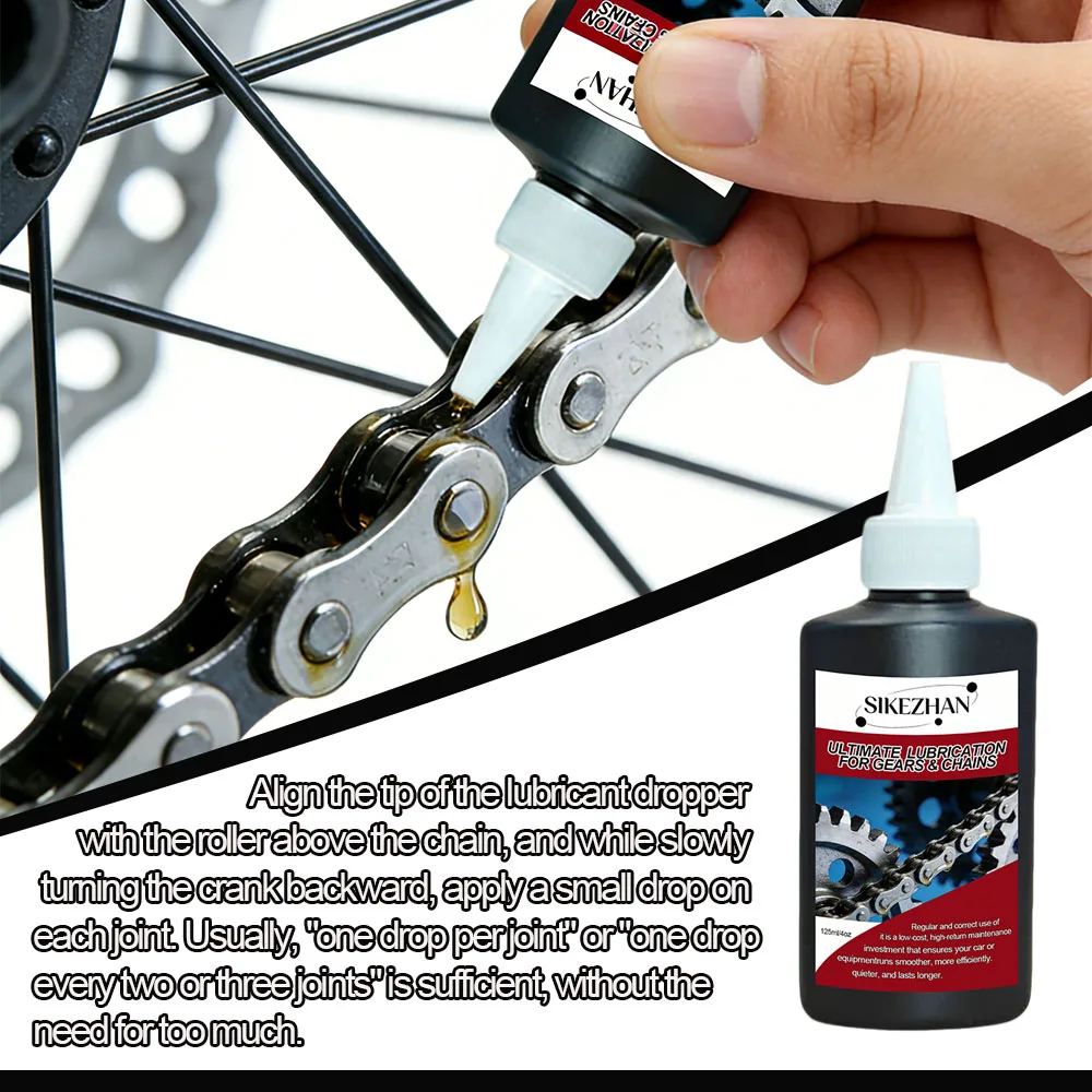 Ultimate Gear Chain Lubricant 125ml Multi-Purpose Maintenance Oil for Bike Motorcycle Car Door Hinges Anti Rust Lube Fluid image 4