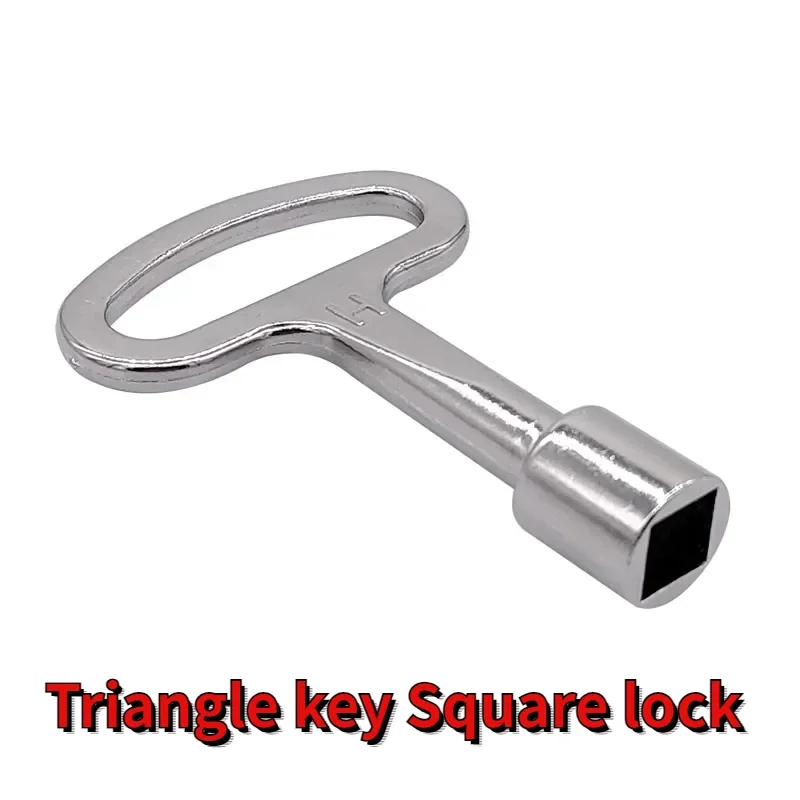 Triangle Key Square Lock Airfoil Lock That Be Applied to Train High-speed Rail Elevator and Cabinet Door Key