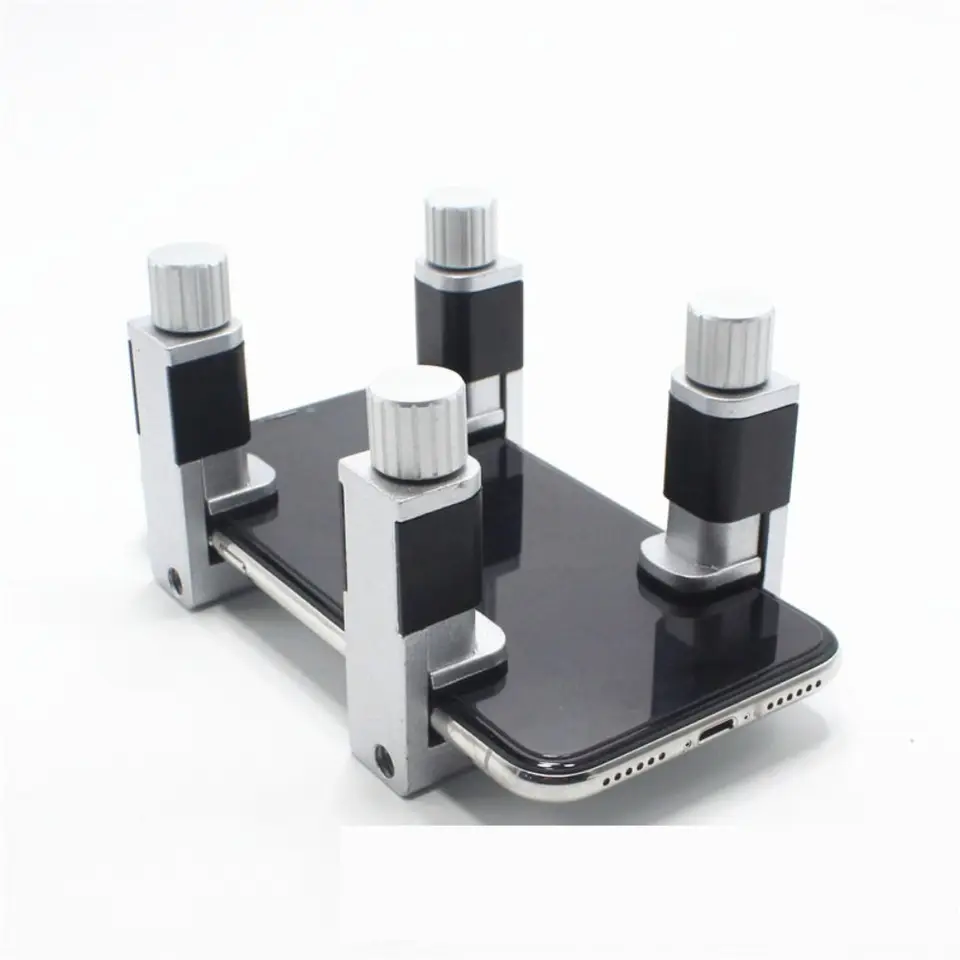 Soporte ajustable para reparación de teléfonos móviles, abrazadera de fijación para reparación de teléfonos 3