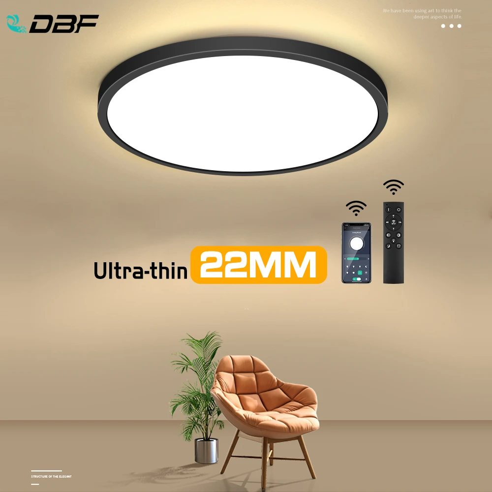 [DBF]Ultra-Thin Bedroom Ceiling LED Ceiling Lamps Room Lights Lighting Fixture Round LED Ceiling Lights For Living Room Kitchen
