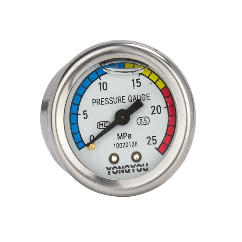 M14 Thread 0~25MPa Water Pressure Gauge High Pressure Car Wash-Pump Gauge