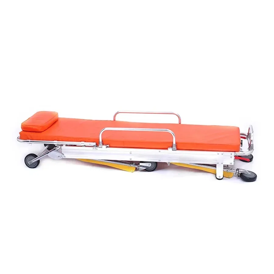 Patient Transfer Stretcher Emergency Cart Wheeled Ambulance Medical Transport