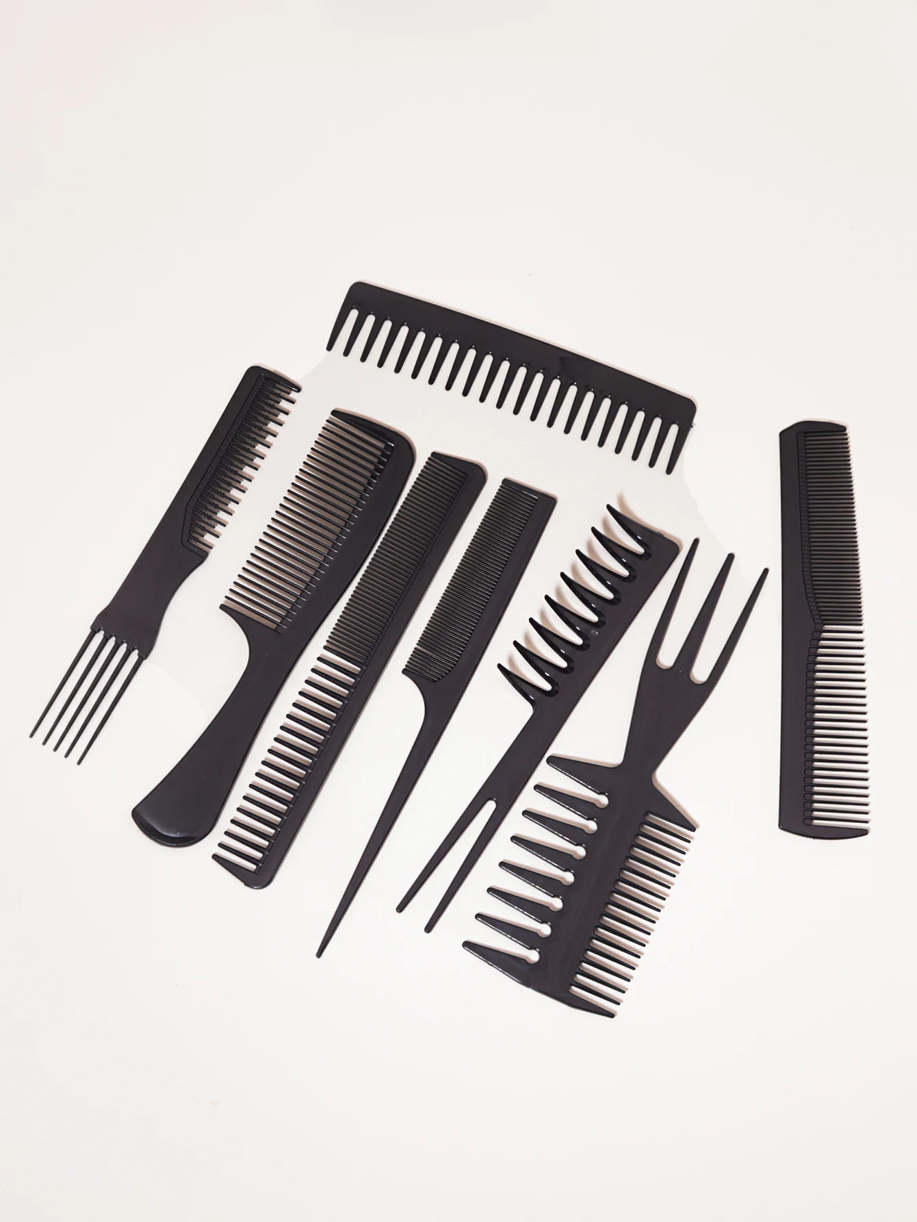 8 Piece Styling Hair Comb anti Static Ponytail Comb Makeup Comb Hair Clipper Accessories Hair Comb Special for Real Hair Wigs