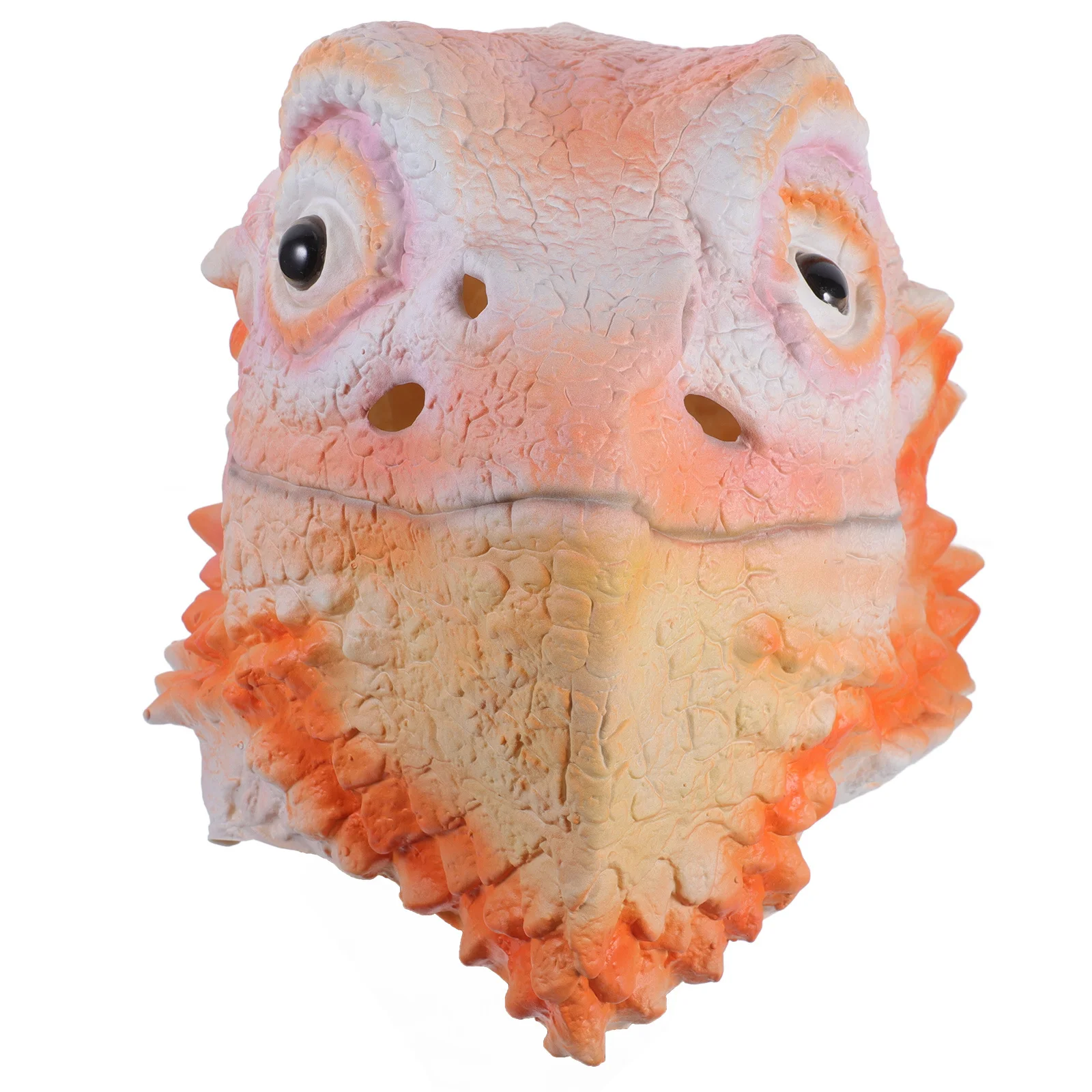 قناع سحلية للهالوين من اللاتكس اللطيف على شكل رأس حيوان فستان تنكري للحفلات التنكرية قناع الهالوين المضحك #3