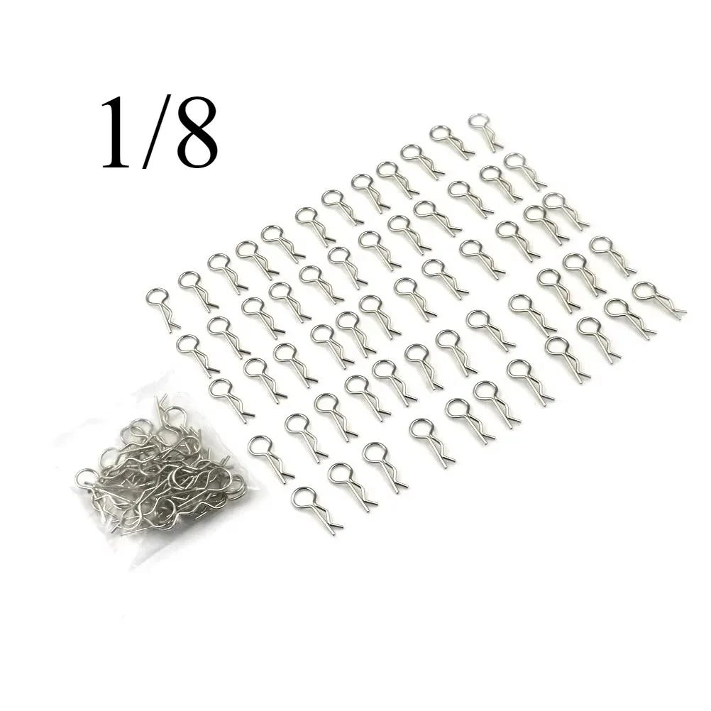 

10 pcs 1/16 1/10 1/8 model common for vehicles and ships, shell buckle R-buckle HSP remote control auto parts