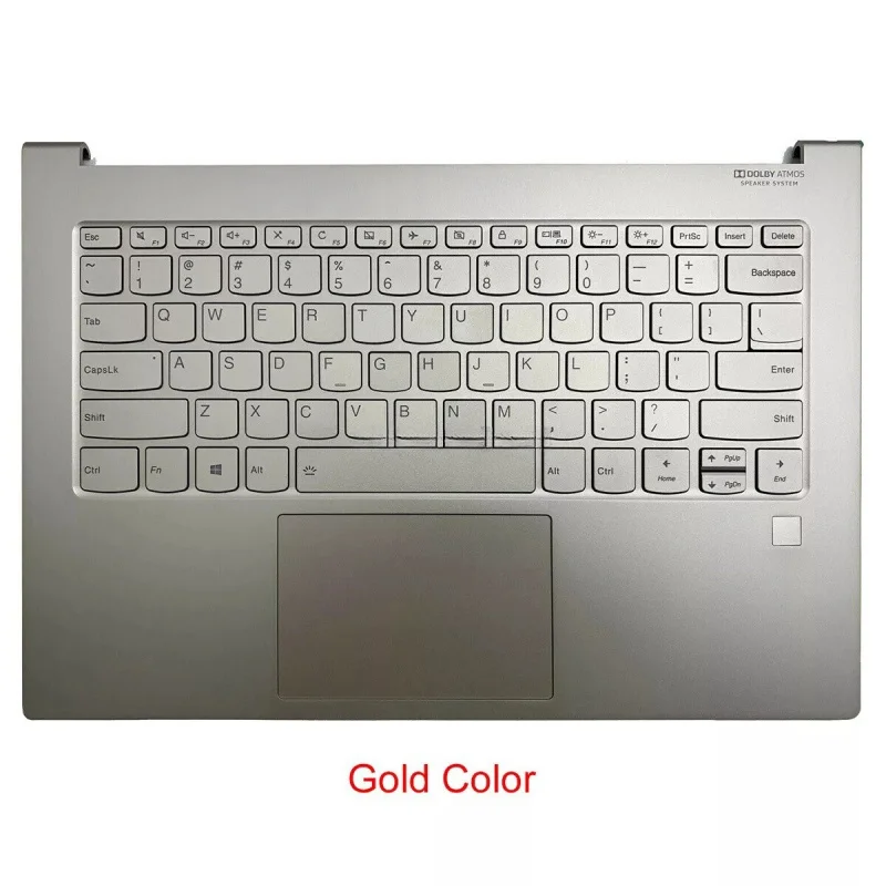 

Z New For Lenovo Yoga C930-13 C930-13IKB 81C4 Palmrest w/ Backlit Keyboard (Gold)