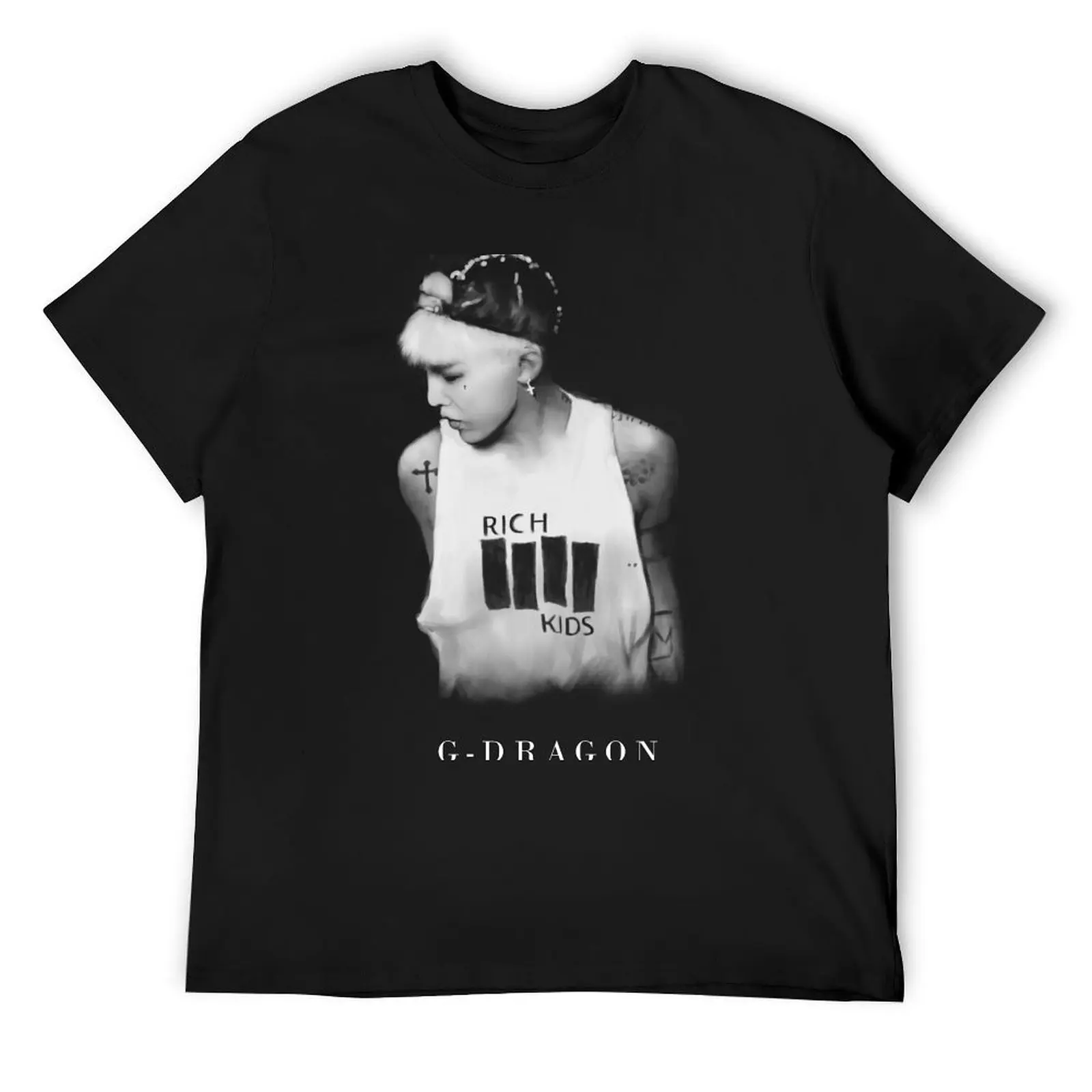 

G-Dragon T-Shirt man clothes baggy shirts clothes for men