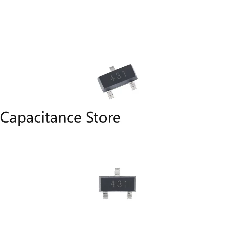 

10PCS Original TL431G SOT-23 Adjustable Precision Parallel Regulator Reference Voltage Chip.
