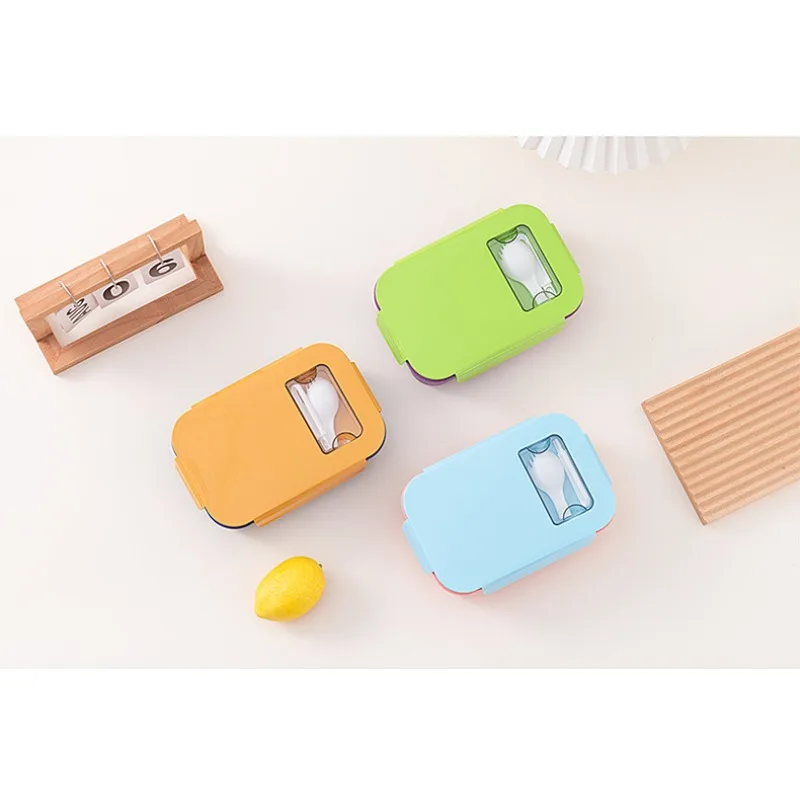 Fiambrera para estudiantes de Zootopia Judy de Disney, fiambrera de plástico para trabajadores de oficina de Anime, puede ser sellada por microondas, fiambrera portátil, regalos