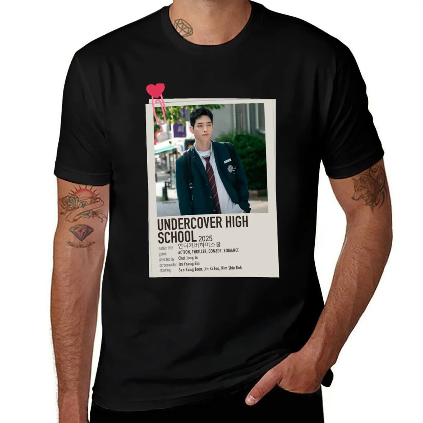 Undercover High School Kdrama - Seo Kang Joon - Jin Ki Joo T-Shirt t shirts designer T-Shirt