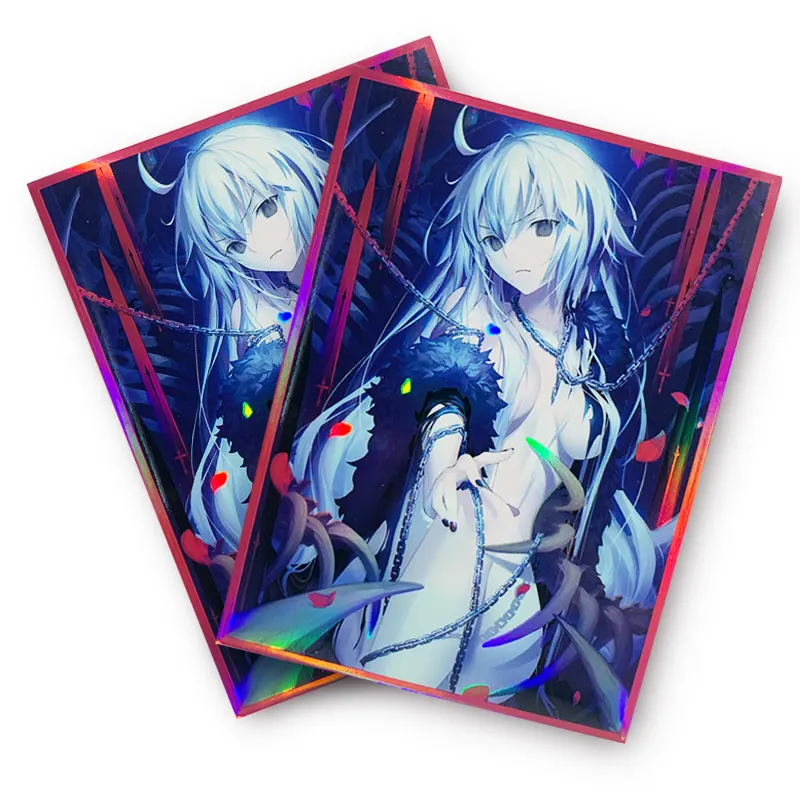60PCS/bag Anime Card Sleeves 66x91mm Board Game Cards Protector Cards Shield Double Card Cover for PTCG/PKM/MGT WS Trading Cards