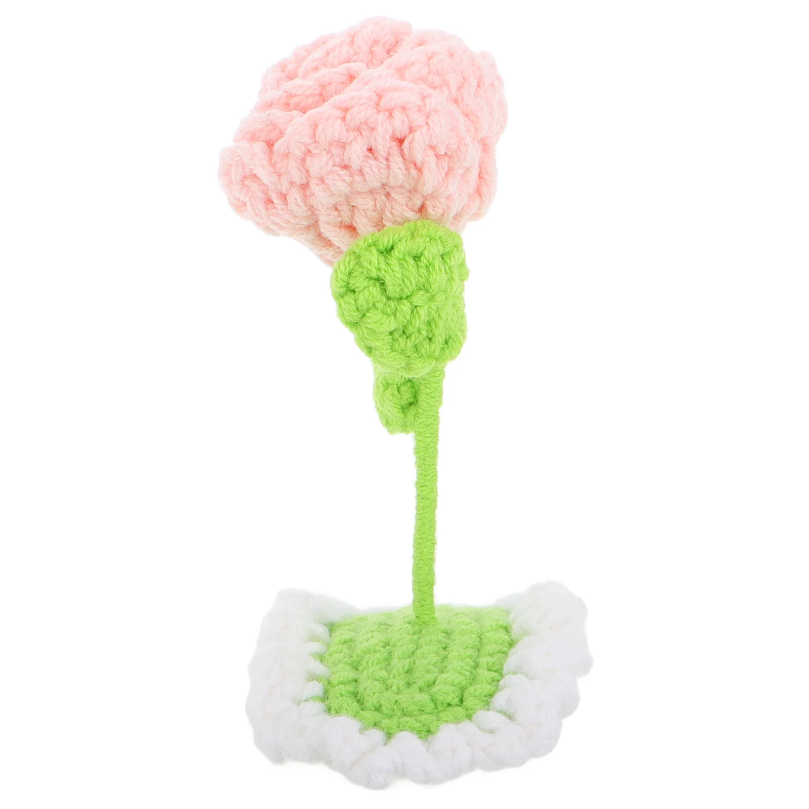 

Three-dimensional Rose Hairpin Crochet Roses Clip Manual Barrettes DIY Knitted Flower Cloth for Women