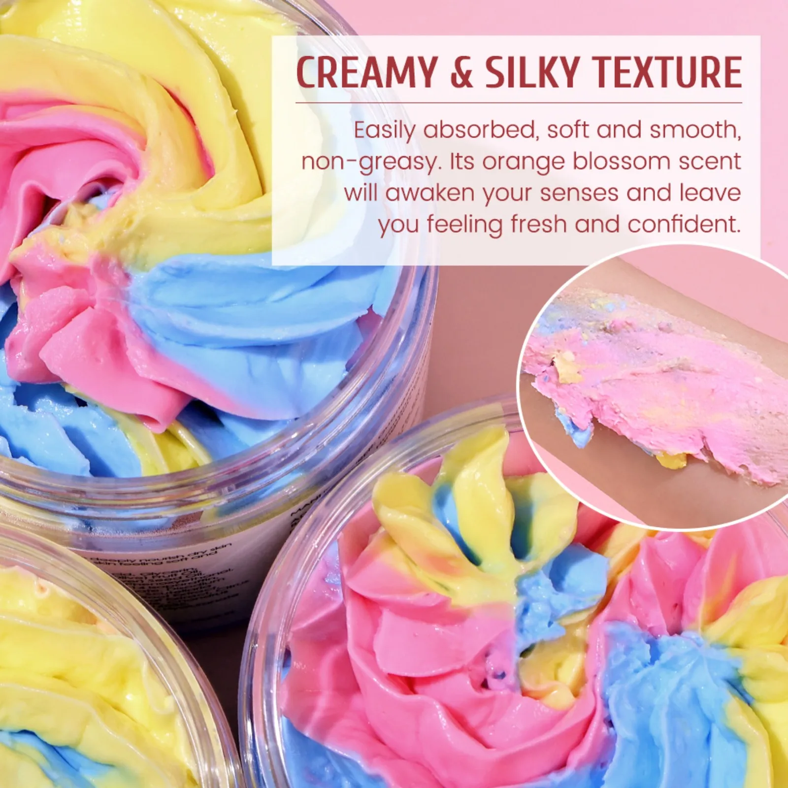 Whipped Shea Butter Skin Moisturizer - Body Butter for Women - Body Lotion for Dry Skin - Lightweight Body Cream for Women - Hyd