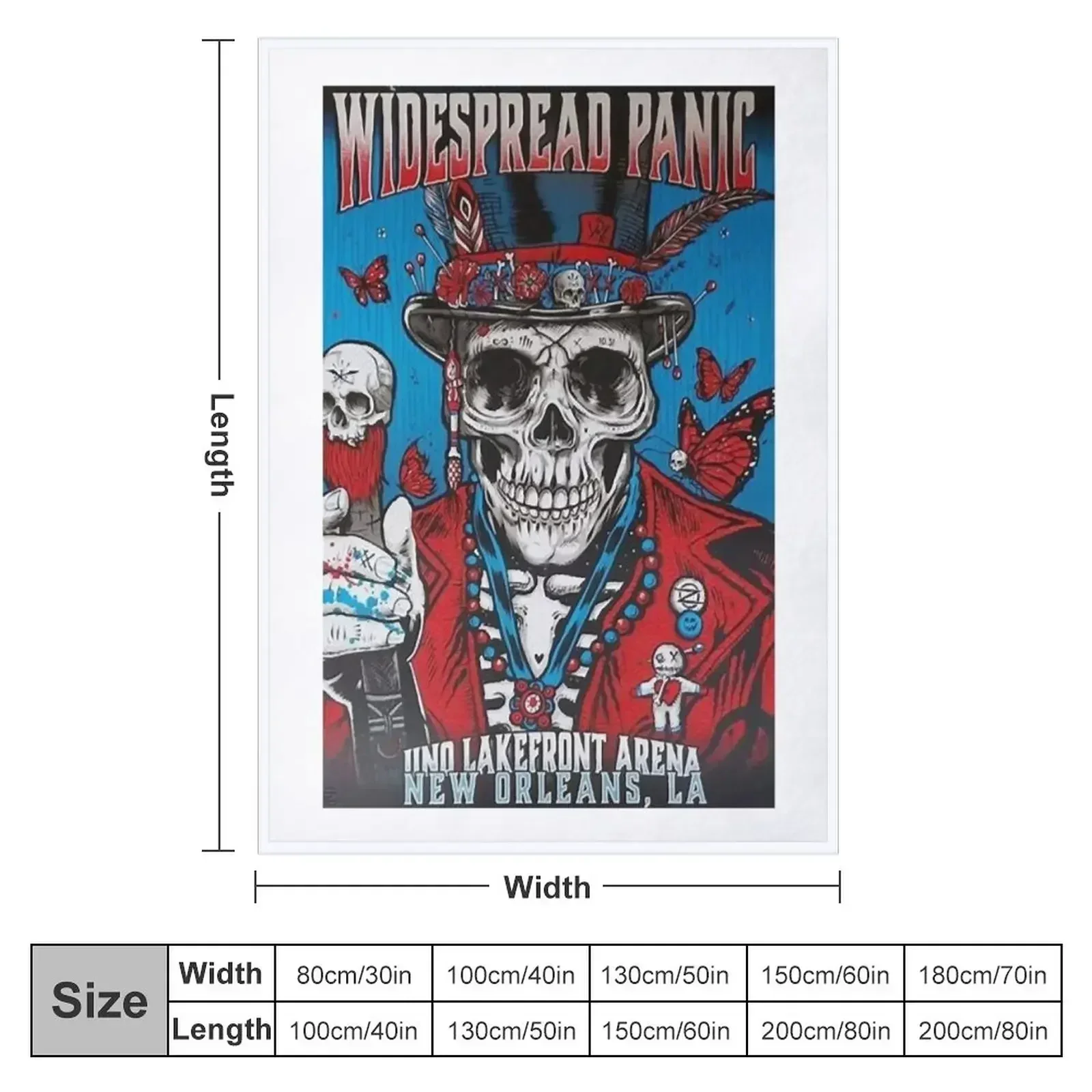 The Reason Why Everyone Is Obsessingabout Widespread Panic Throw Blanket Sleeping Bag cosplay anime Soft Decoratives Blankets